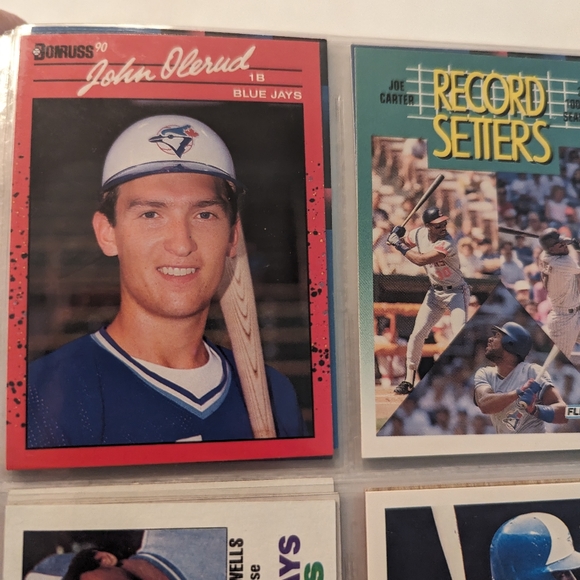 Set of 9 Baseball Cards Toronto Blue Jays - Picture 2 of 10